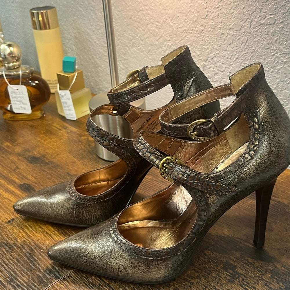 Santana Bronze Stiletto Heels